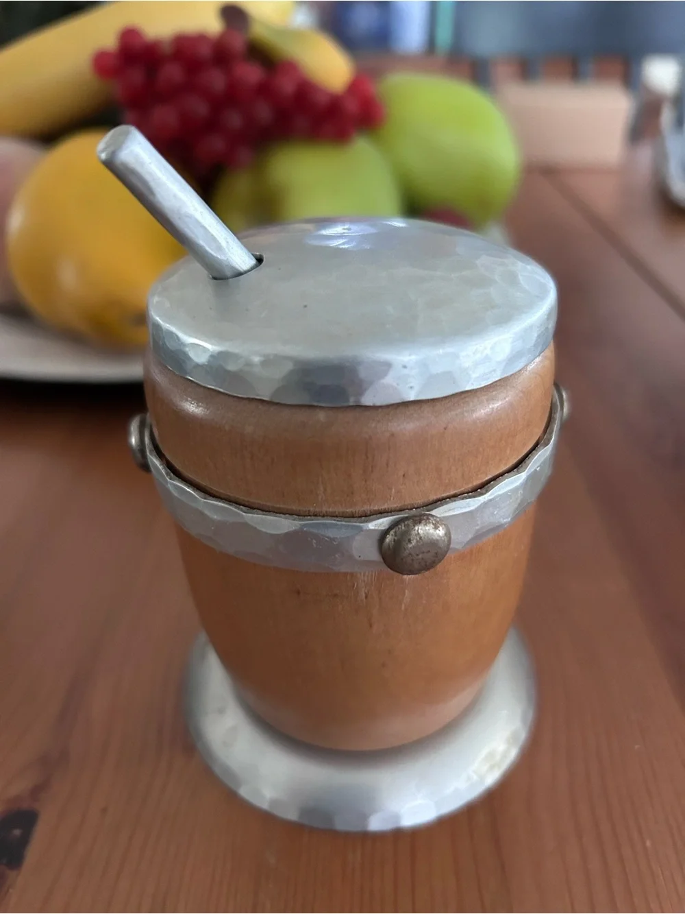 Wood Condiment Holder